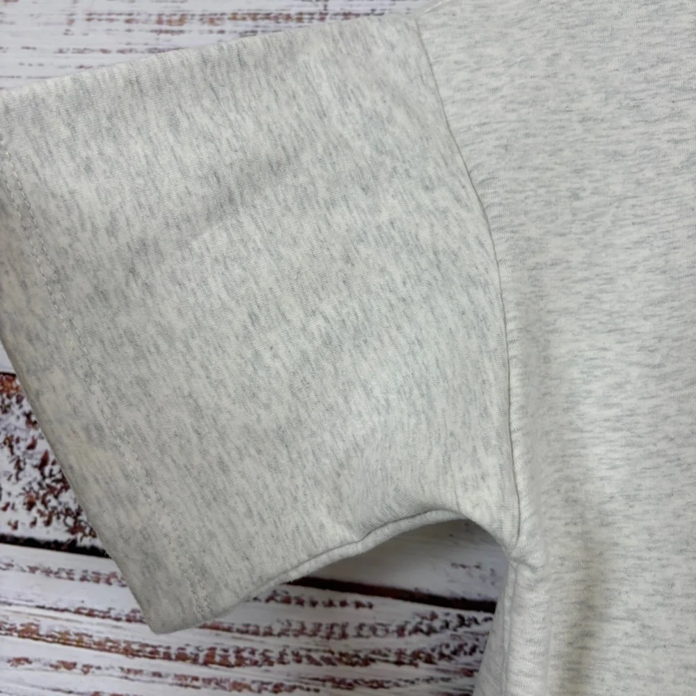 Athleta Girl Heather Gray Short Sleeve Shirt Dress
